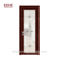 Bathroom frosted glass panel aluminum door